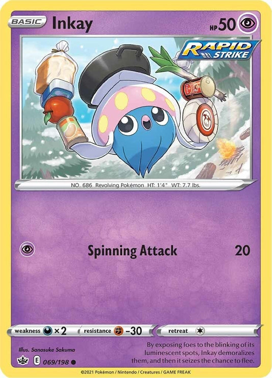 Inkay (069/198) (SWSH06: Chilling Reign)