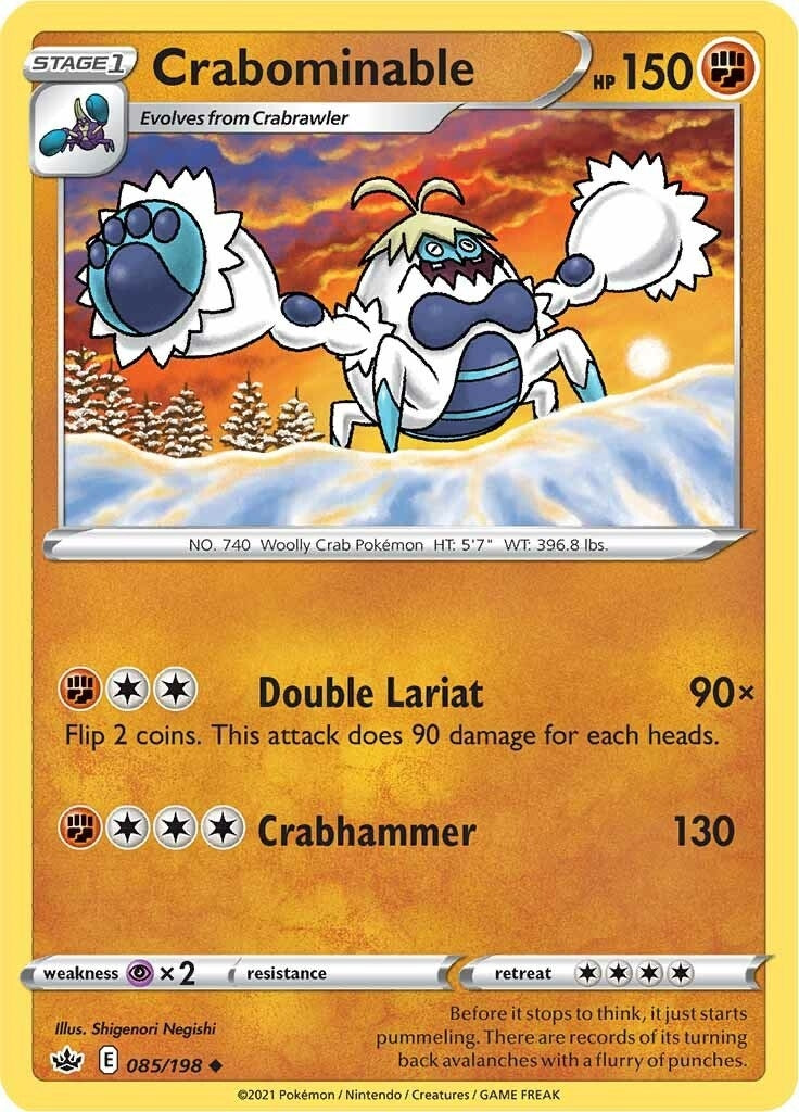 Crabominable (085/198) (SWSH06: Chilling Reign)