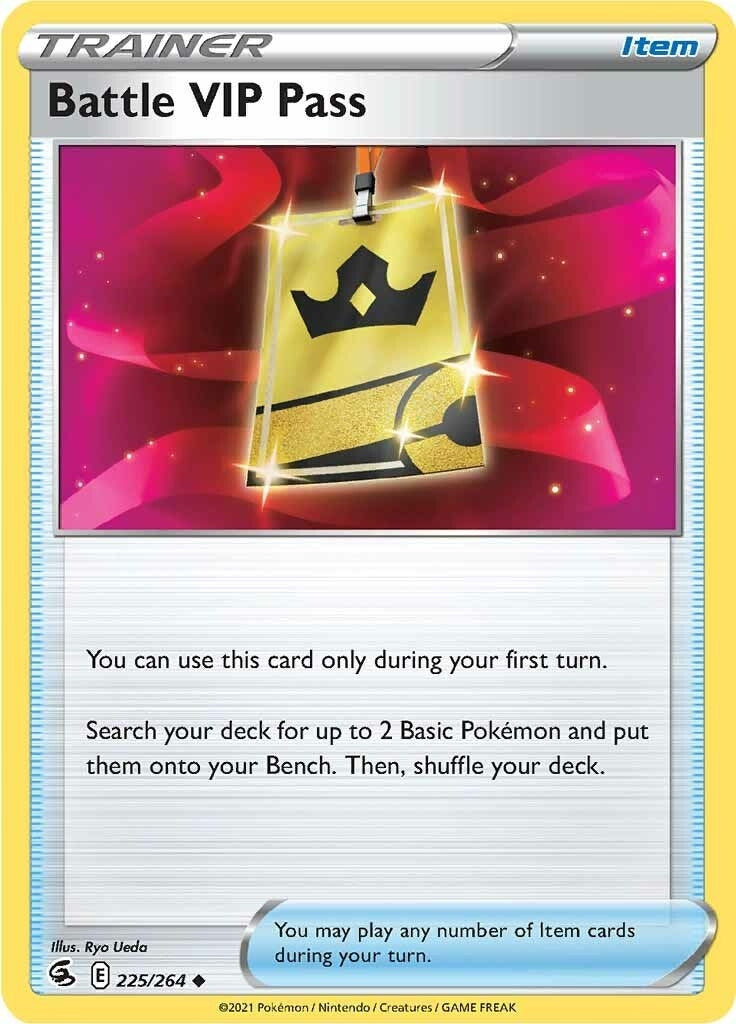 Battle VIP Pass (225/264) (SWSH08: Fusion Strike)