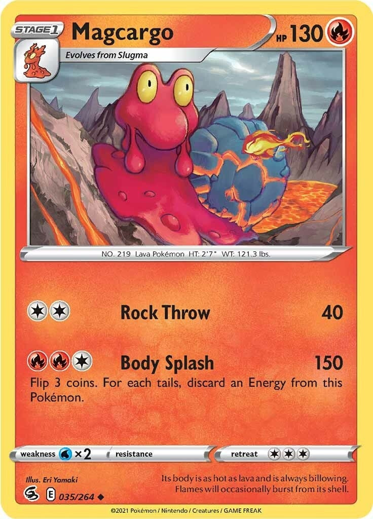 Magcargo (035/264) (SWSH08: Fusion Strike)