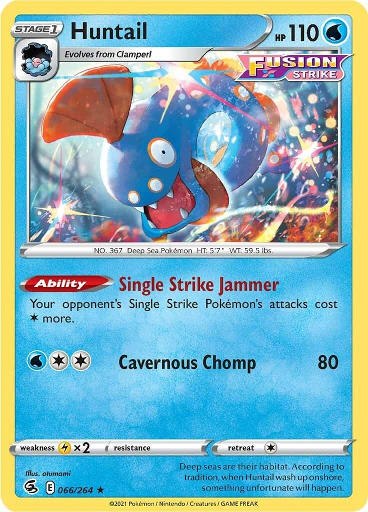 Huntail (066/264) (SWSH08: Fusion Strike)