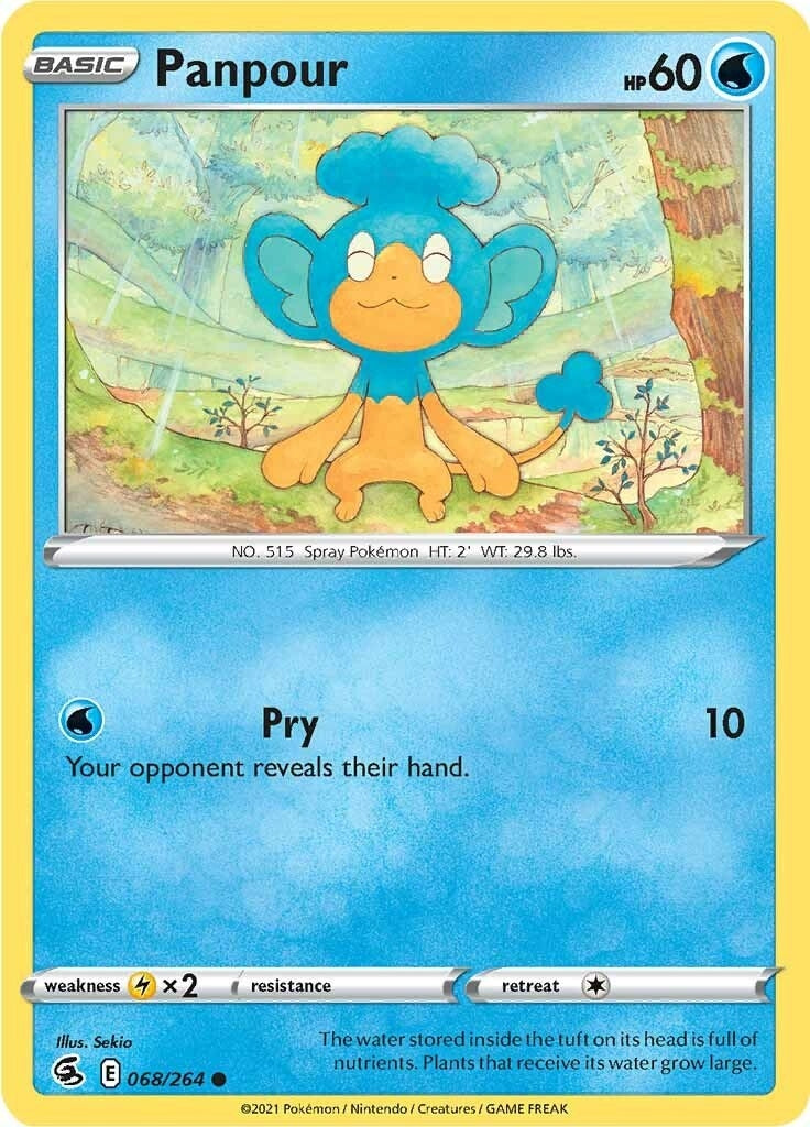 Panpour (068/264) (SWSH08: Fusion Strike)