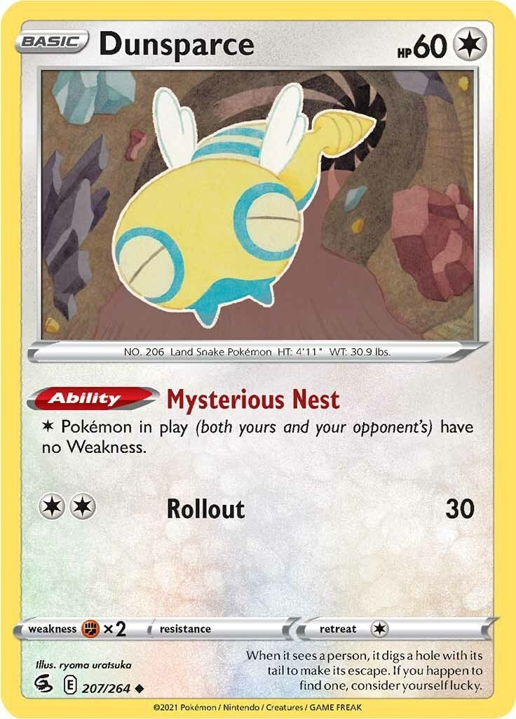 Dunsparce (207/264) (SWSH08: Fusion Strike)