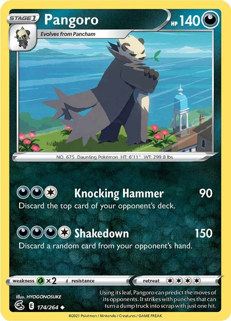 Pangoro (174/264) (SWSH08: Fusion Strike)