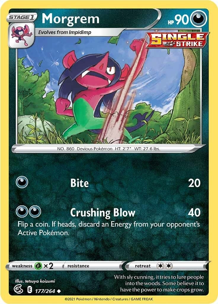 Morgrem (177/264) (SWSH08: Fusion Strike)