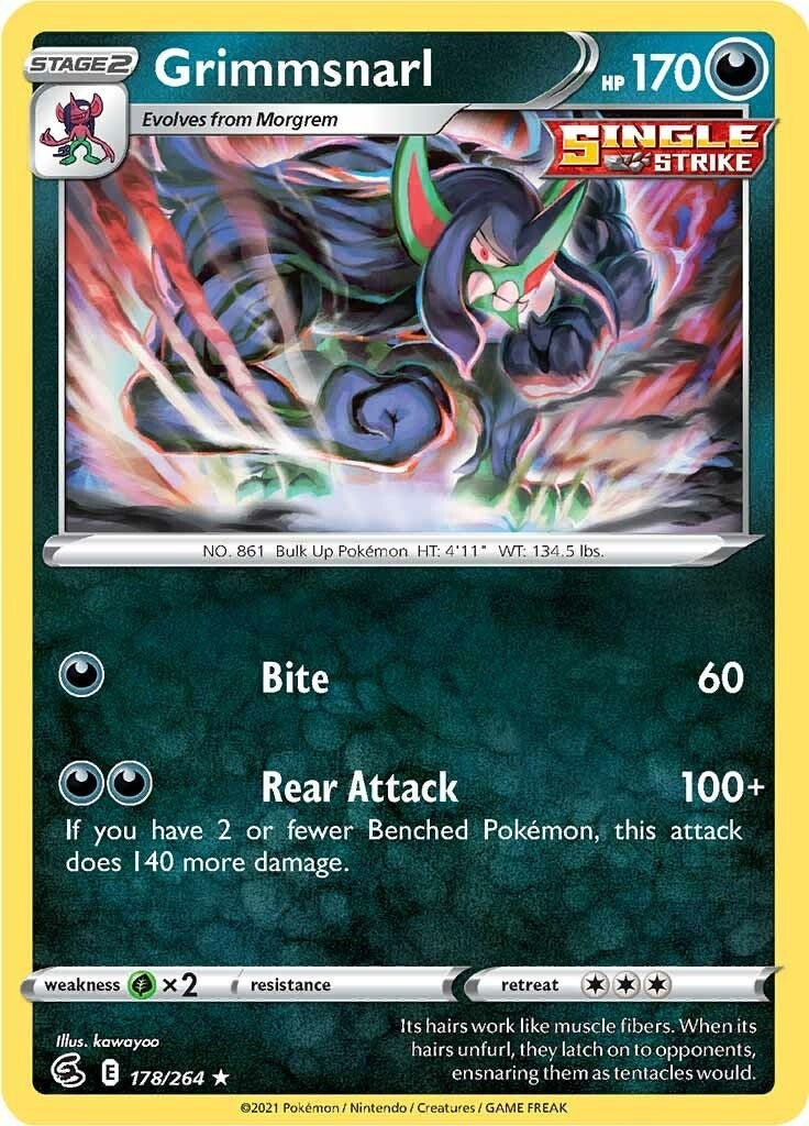 Grimmsnarl (178/264) (SWSH08: Fusion Strike)