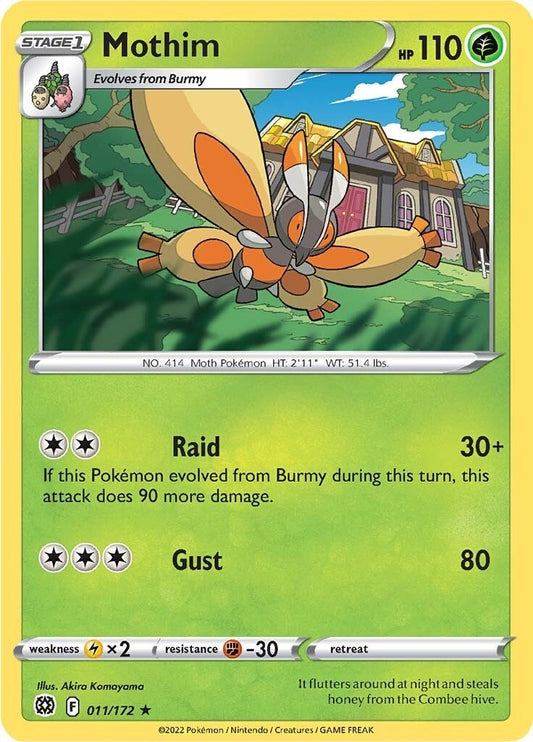 Mothim (011/172) (SWSH09: Brilliant Stars)