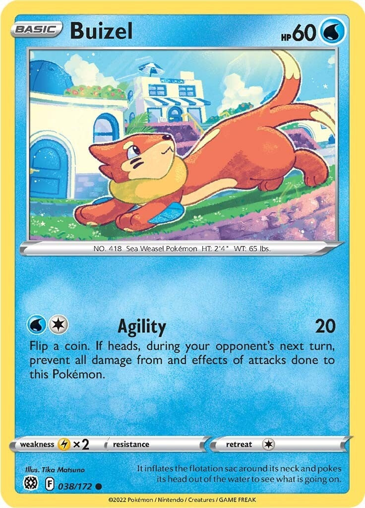 Buizel (038/172) (SWSH09: Brilliant Stars)