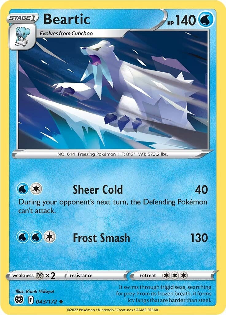 Beartic (043/172) (SWSH09: Brilliant Stars)