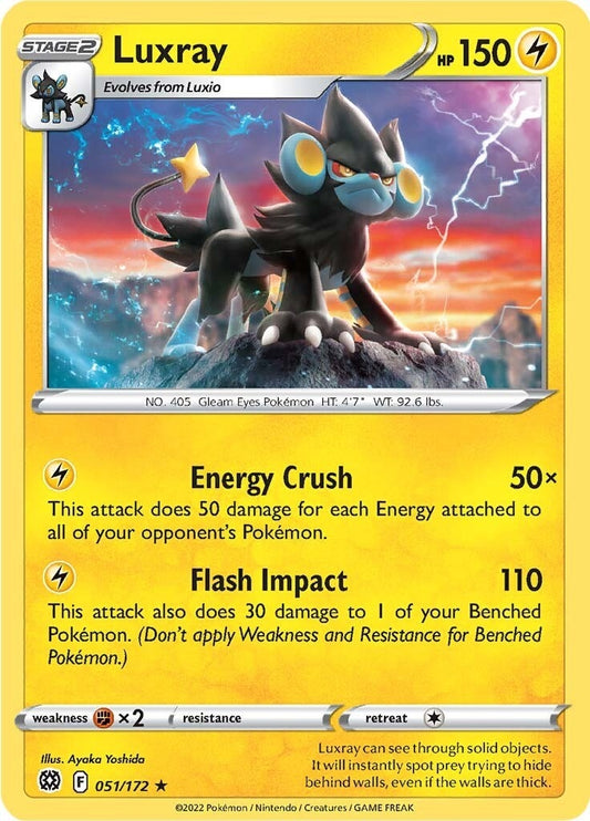 Luxray (051/172) (SWSH09: Brilliant Stars)
