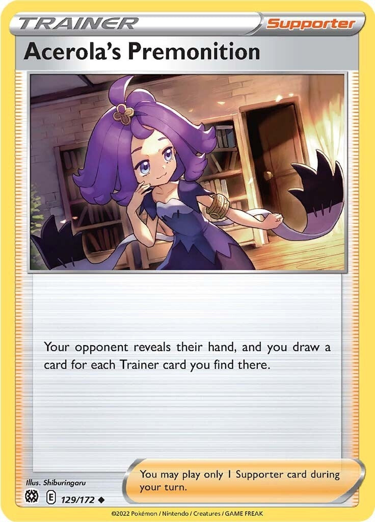 Acerola's Premonition (129/172) (SWSH09: Brilliant Stars)