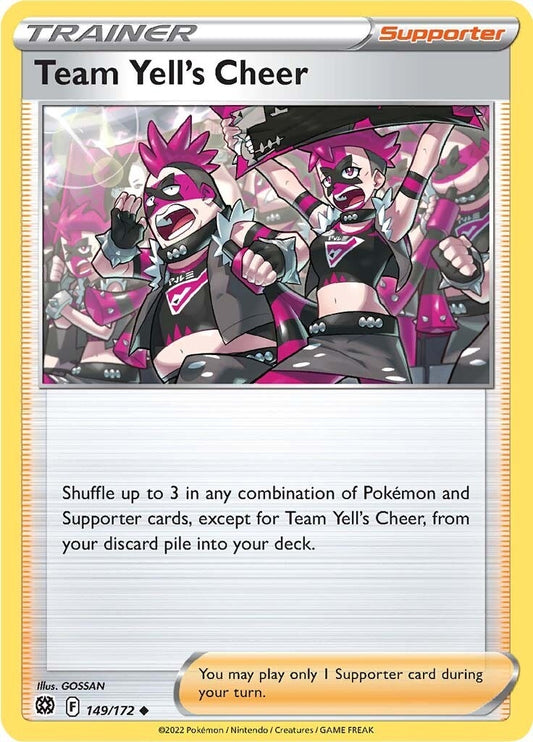 Team Yell's Cheer (149/172) (SWSH09: Brilliant Stars)