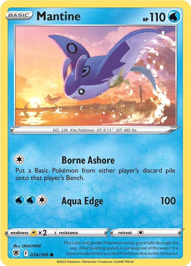 Mantine (034/189) (SWSH10: Astral Radiance)