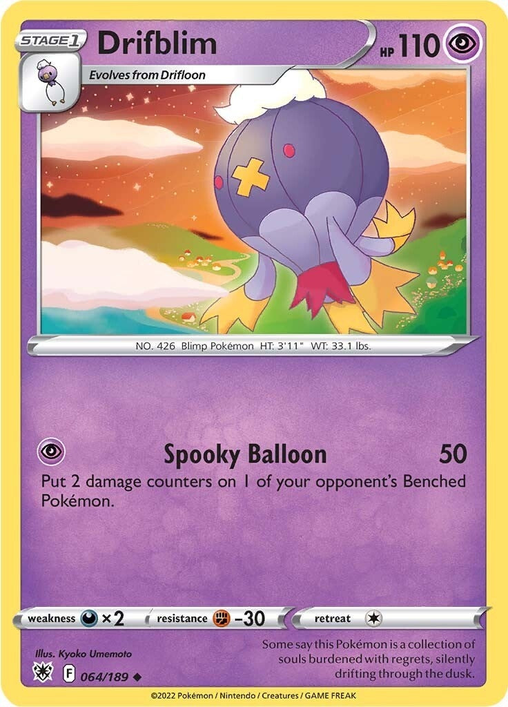 Drifblim (064/189) (SWSH10: Astral Radiance)