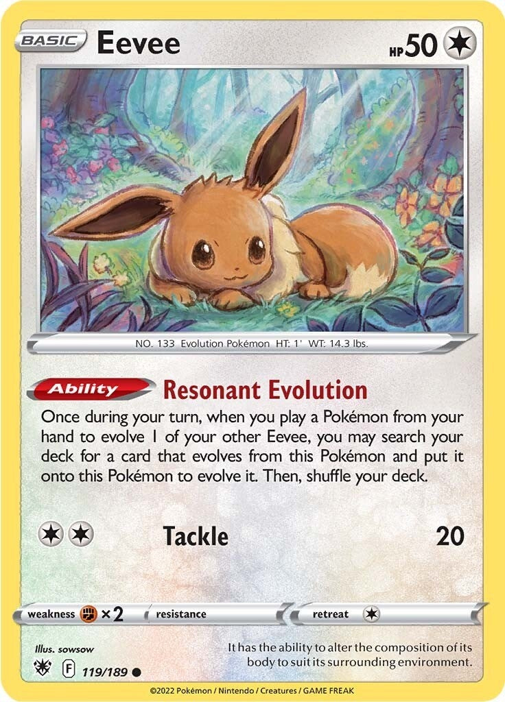 Eevee (119/189) (SWSH10: Astral Radiance)