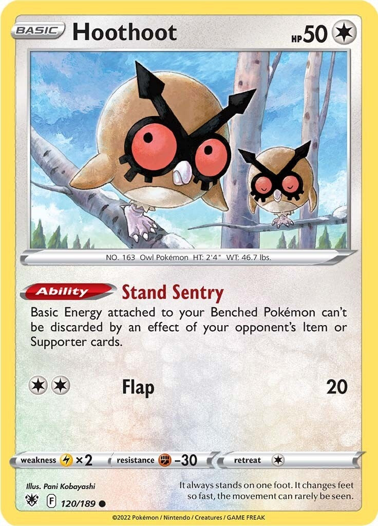 Hoothoot (120/189) (SWSH10: Astral Radiance)