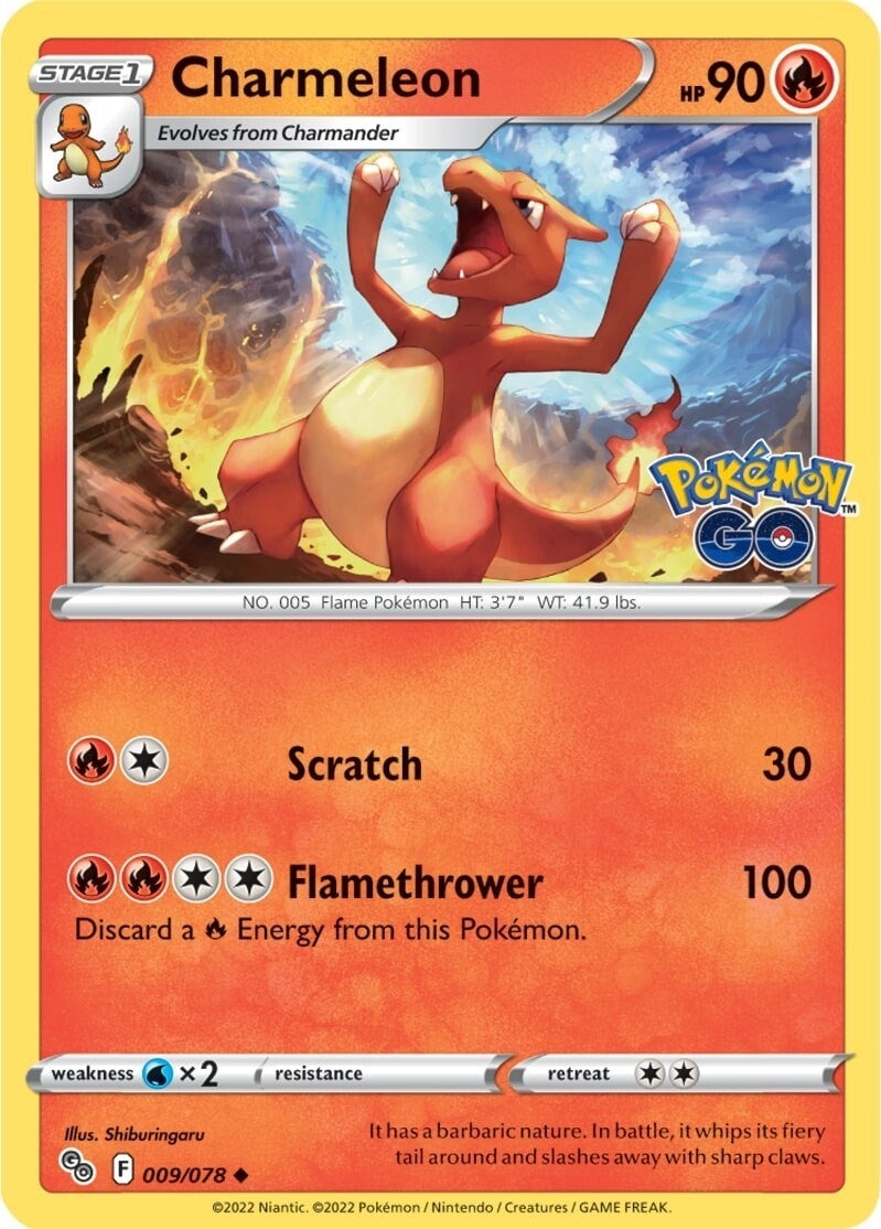 Charmeleon (009/078) (Pokemon GO)
