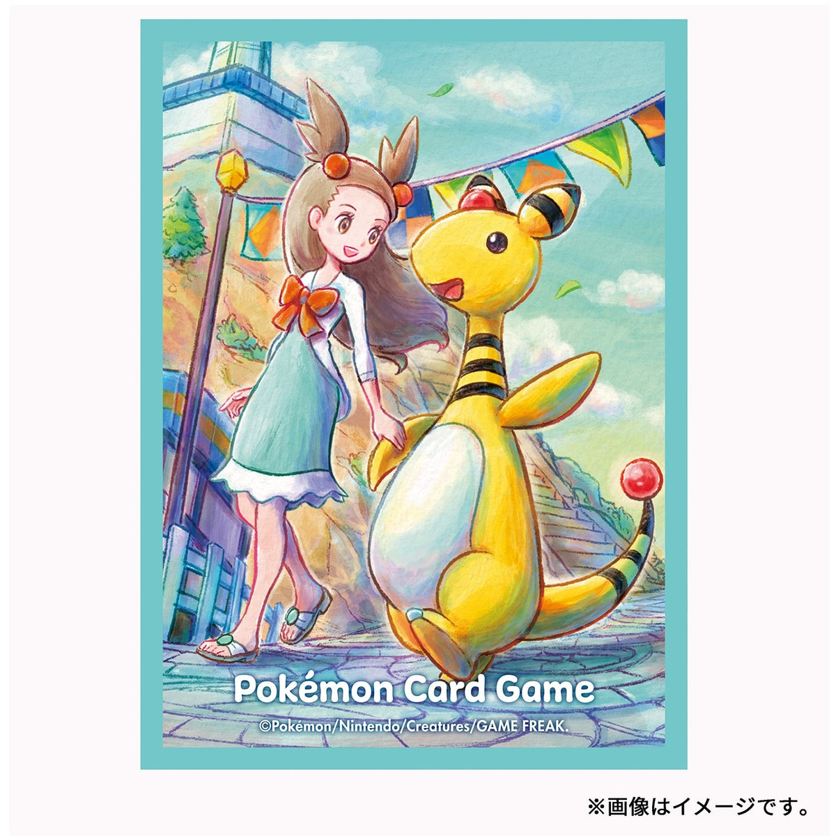 Pokémon Trading Card Game Deck Shield - Jasmine & Ampharos