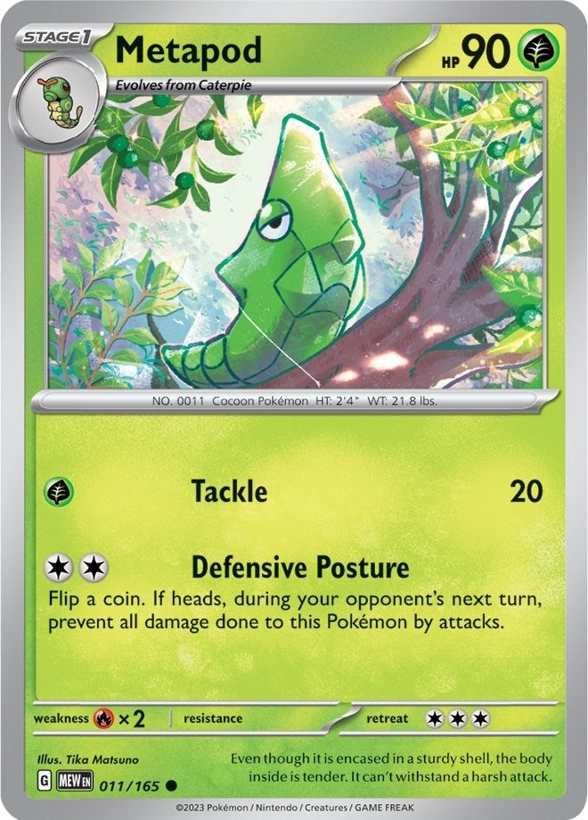 Metapod (011/165) (SV: Scarlet & Violet 151)