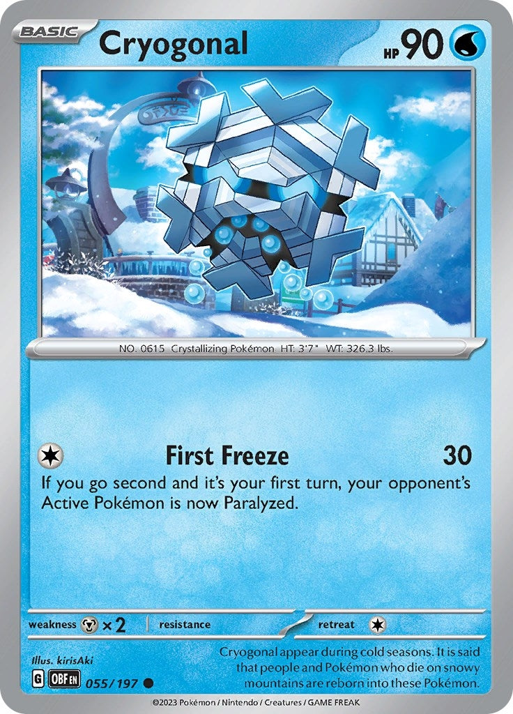 Cryogonal (055/197) (SV03: Obsidian Flames)
