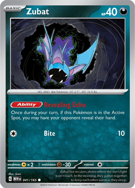 Zubat (041/165) (SV: Scarlet & Violet 151)