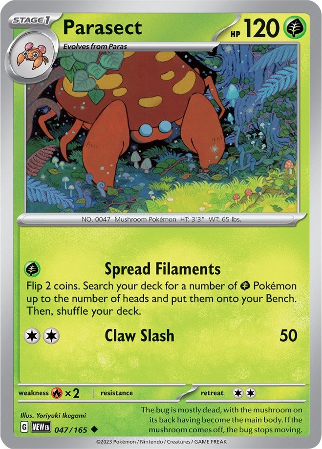 Parasect (047/165) (SV: Scarlet & Violet 151)