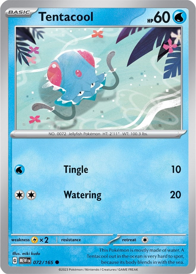 Tentacool (072/165) (SV: Scarlet & Violet 151)
