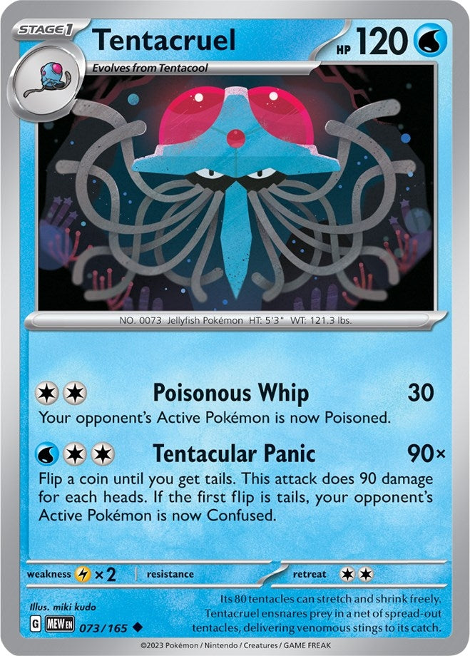 Tentacruel (073/165) (SV: Scarlet & Violet 151)