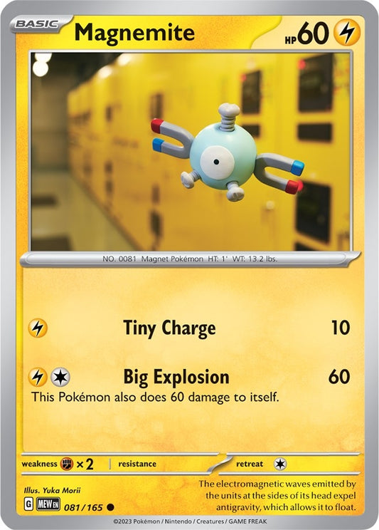 Magnemite (081/165) (SV: Scarlet & Violet 151)