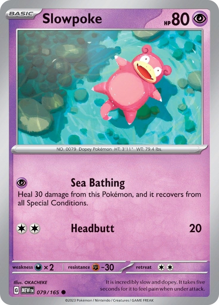 Slowpoke (079/165) (SV: Scarlet & Violet 151)