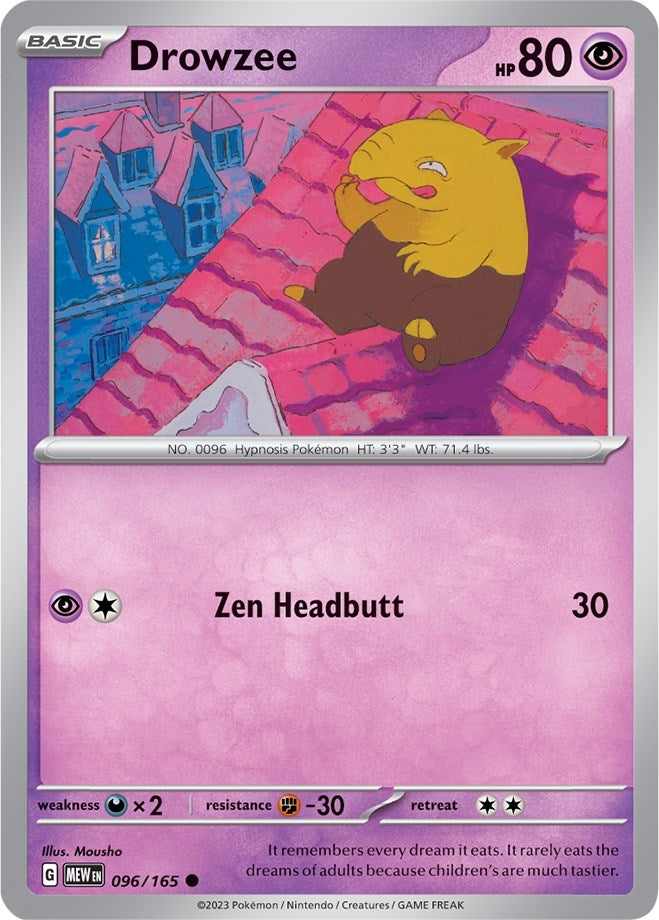 Drowzee (096/165) (SV: Scarlet & Violet 151)