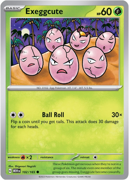 Exeggcute (102/165) (SV: Scarlet & Violet 151)