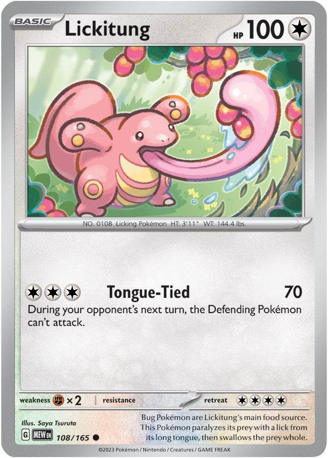 Lickitung (108/165) (SV: Scarlet & Violet 151)