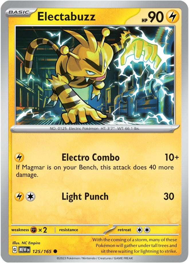 Electabuzz (125/165) (SV: Scarlet & Violet 151)