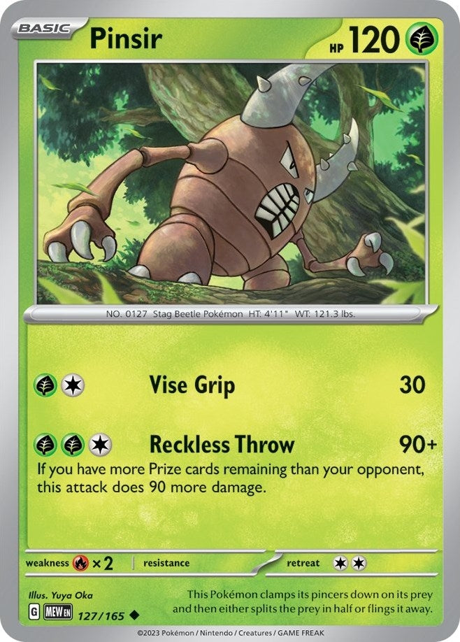 Pinsir (127/165) (SV: Scarlet & Violet 151)