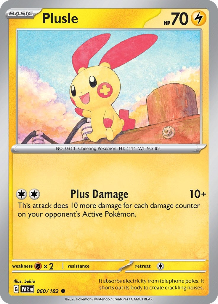 Plusle (060/182) (SV04: Paradox Rift)