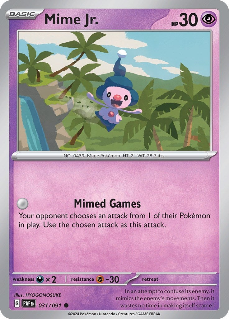 Mime Jr. (031/091) (SV: Paldean Fates)
