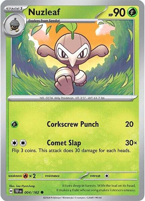 Nuzleaf (004/162) (SV05: Temporal Forces)