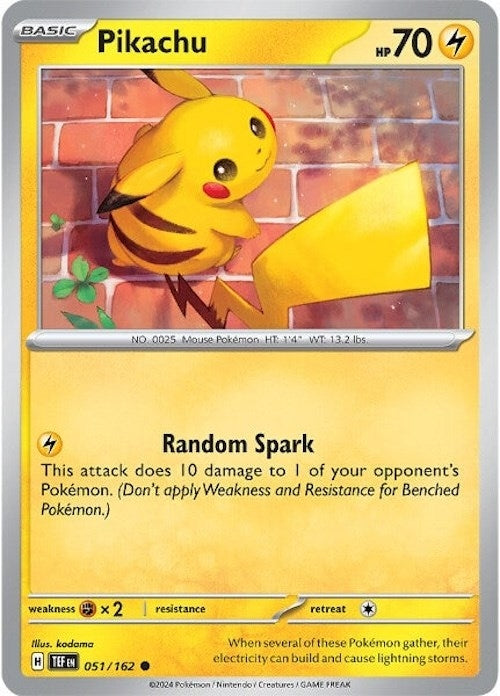 Pikachu (051/162) (SV05: Temporal Forces)