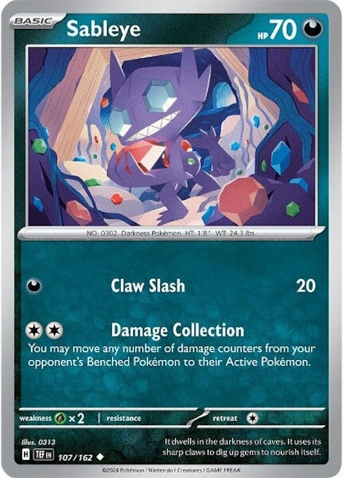 Sableye (107/162) (SV05: Temporal Forces)