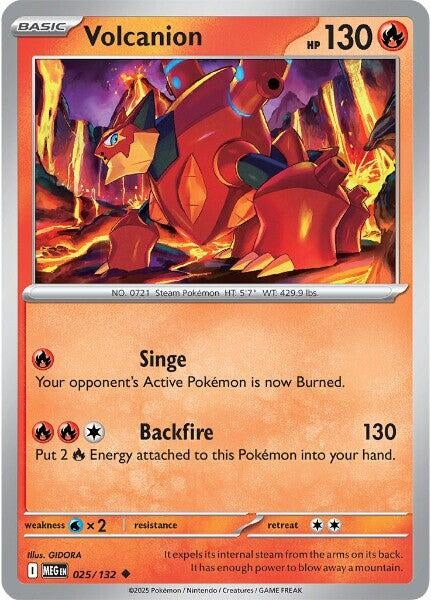 Volcanion (025/132) (ME01: Mega Evolution)