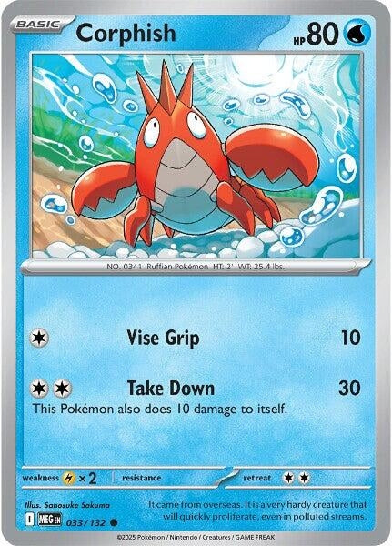 Corphish (033/132) (ME01: Mega Evolution)
