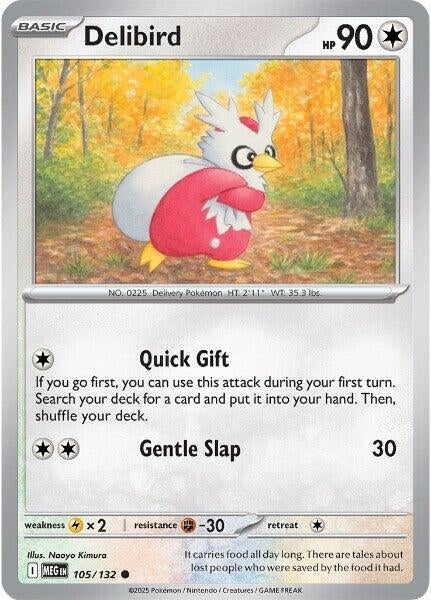 Delibird (105/132) (ME01: Mega Evolution)