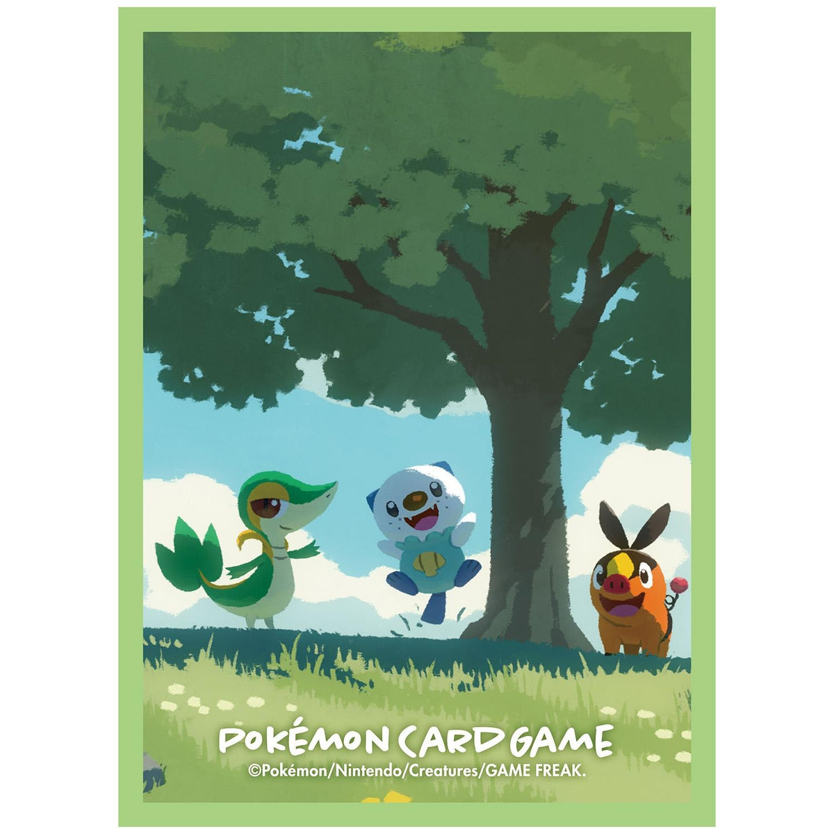 Pokémon Trading Card Game Deck Shields: Snivy, Tepig, and Oshawott