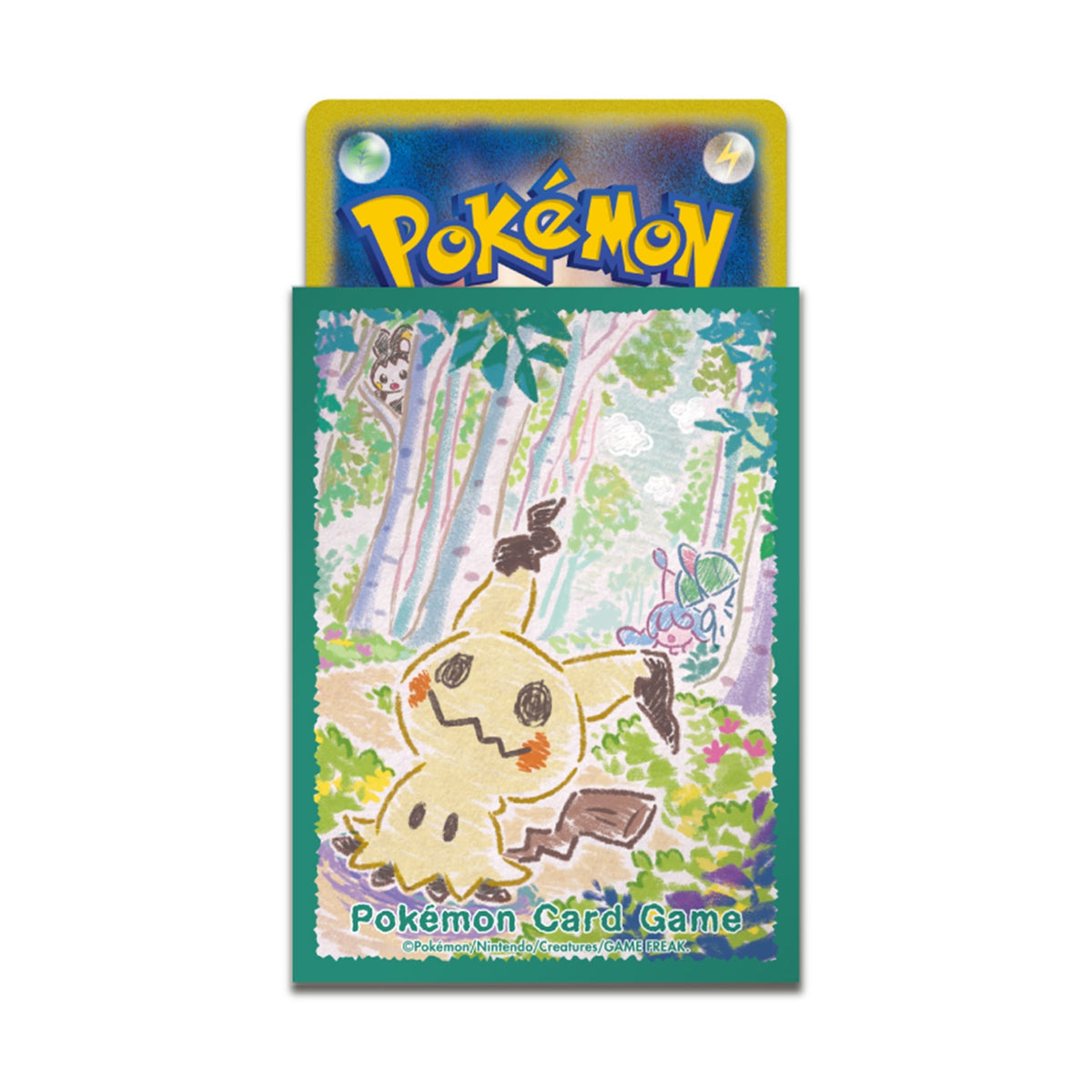 Pokémon Trading Card Game Deck Shield - card sleeves Crayon Mimikyu [Green]