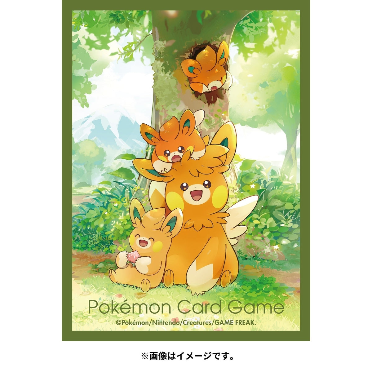 Pokémon Trading Card Game Deck Shield: Pawmi Pawmot & Pawmo [Green]