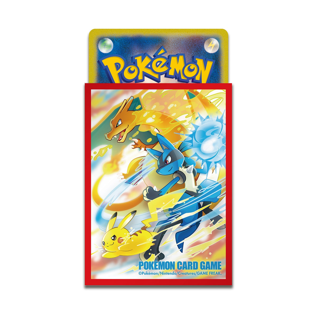 Pokémon Trading Card Game Deck Shield - card sleeves Battle Start! [Red] Charizard Lucario Pikachu