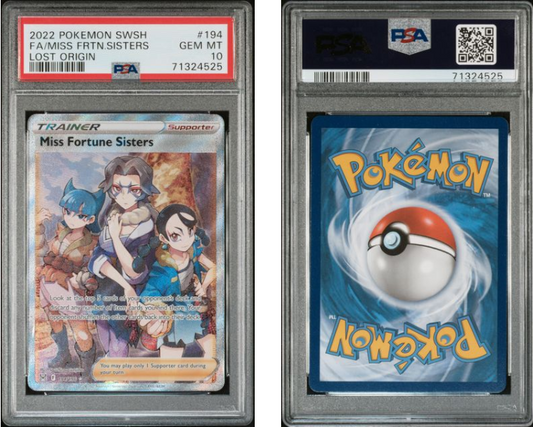 Miss Fortune Sisters 194/196 PSA 10 Lost Origin FA